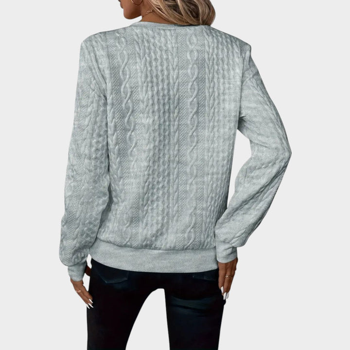 Zoe™ | Jersey de Punto con Cremallera Suave