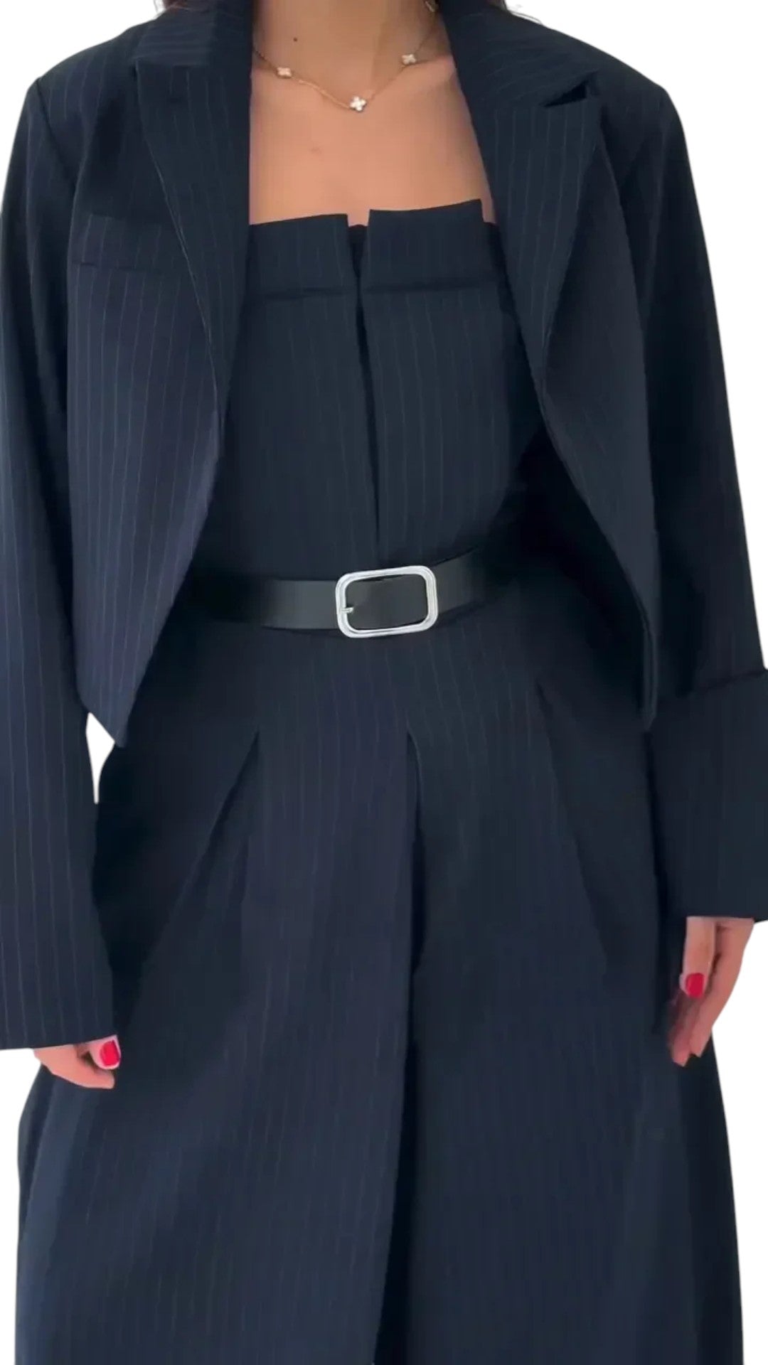 Eclat™ | Conjunto femenino bustier + chaqueta – Estilo elegante y moderno