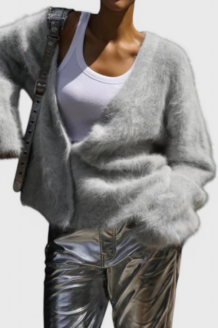 Daniela | Cárdigan de Mezcla de Cachemira Suave