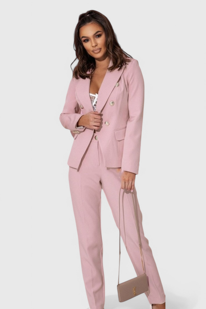 Rosalind Conjunto de Blazer y Pantalones Elegantes