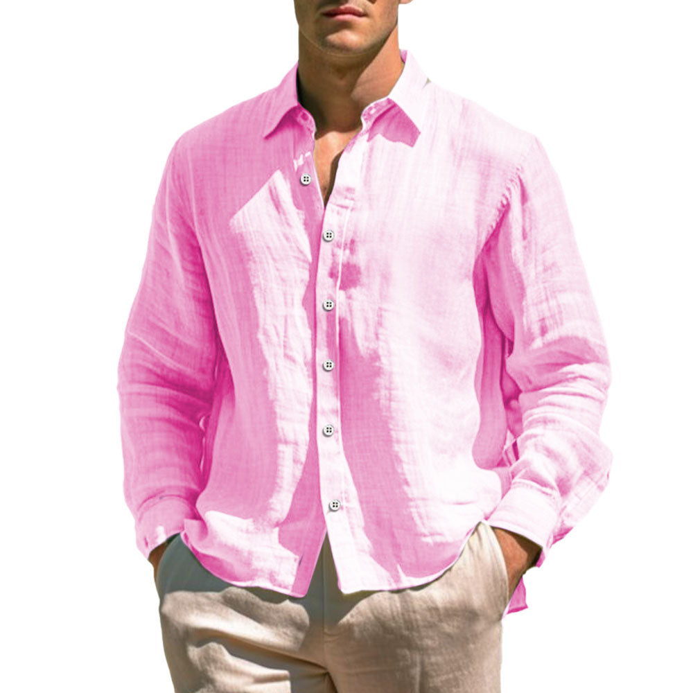 Camisa casual de lino