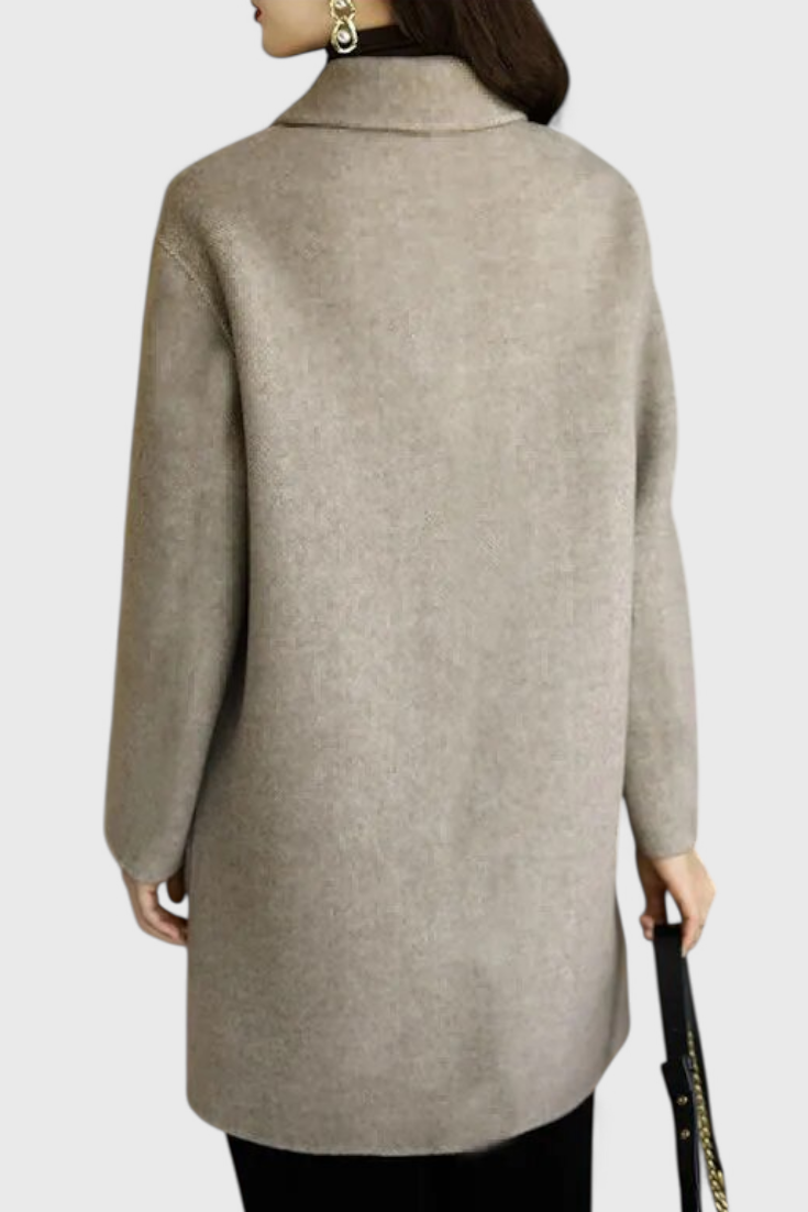 Camila | Abrigo de Lana Clásico de Doble Botonadura