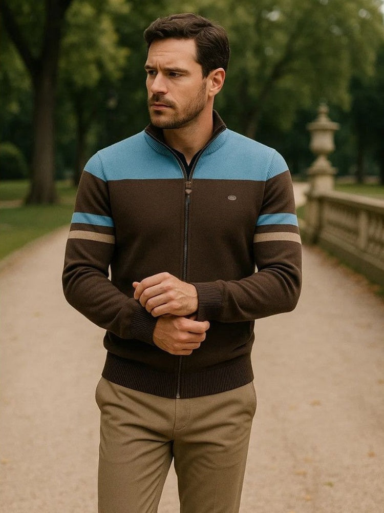 Anders™ | Cárdigan de punto con cierre de cremallera