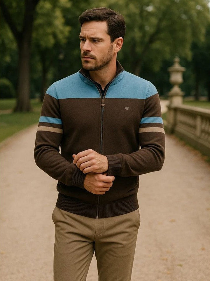 Anders™ | Cárdigan de punto con cierre de cremallera