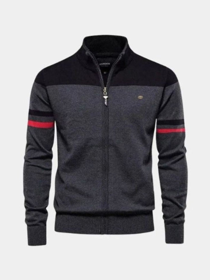 Anders™ | Cárdigan de punto con cierre de cremallera