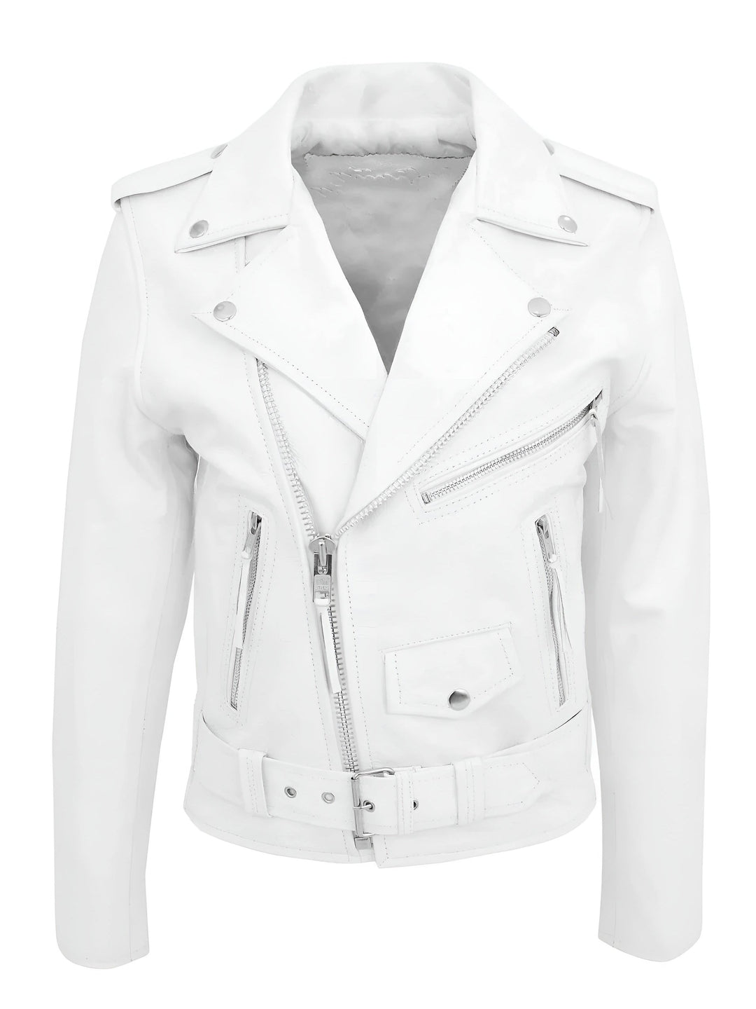 Austin™ | Chaqueta de Cuero Clásica Biker