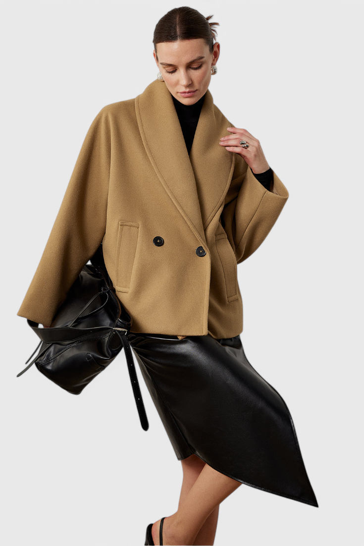 Helena | Abrigo de tweed de gran tamaño