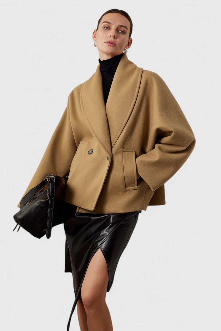 Helena | Abrigo de tweed de gran tamaño