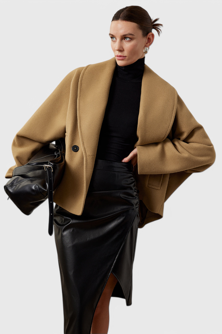 Helena | Abrigo de tweed de gran tamaño