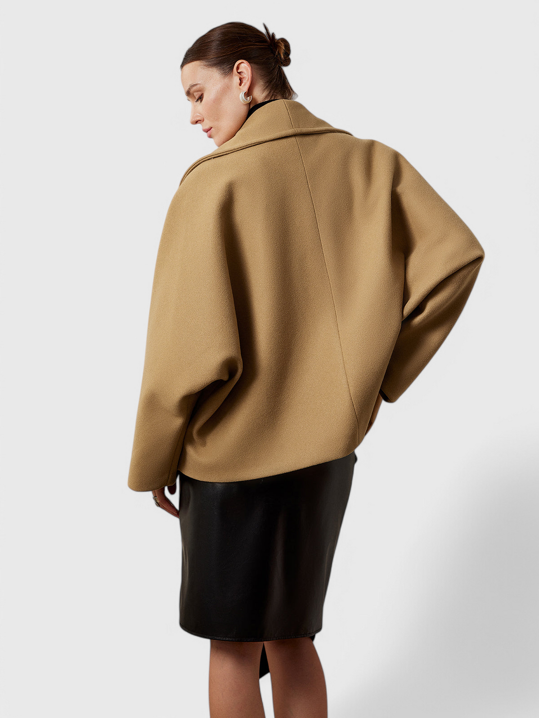 Helena | Abrigo de tweed de gran tamaño