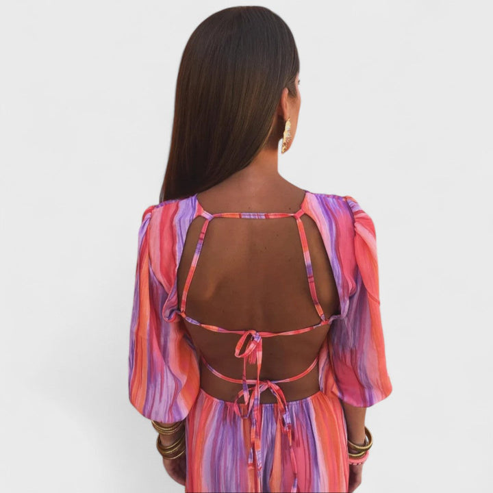 Paloma - Tela elegante con cortes 