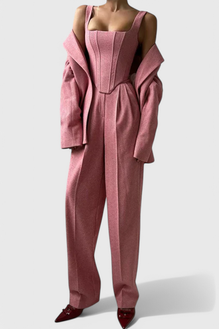 Evena Traje de Pantalón para una Elegancia Confiada