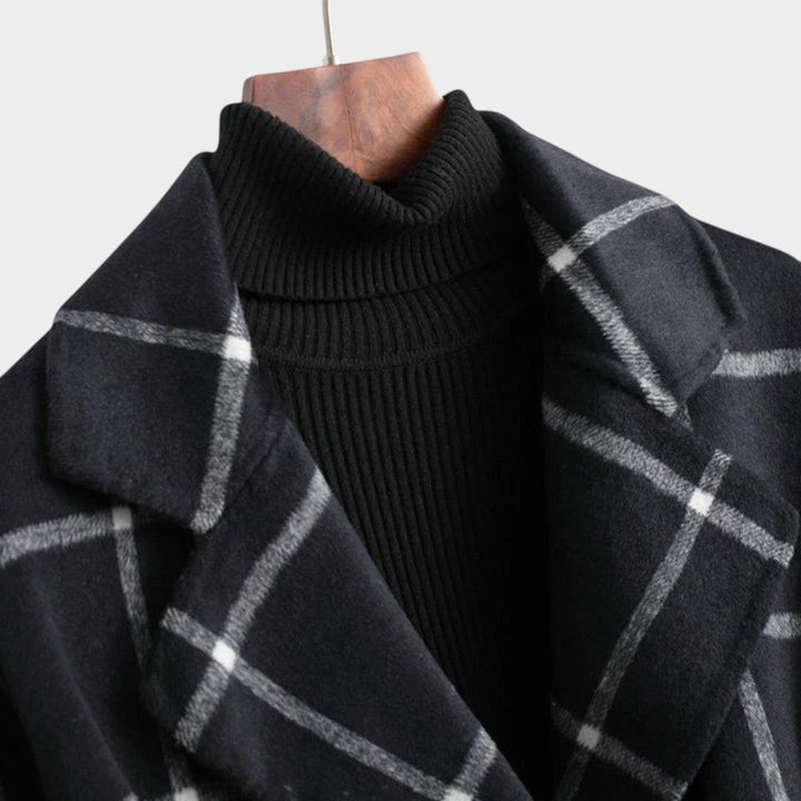 Adriana™ | Abrigo Clásico de Invierno con Estampado de Cuadros