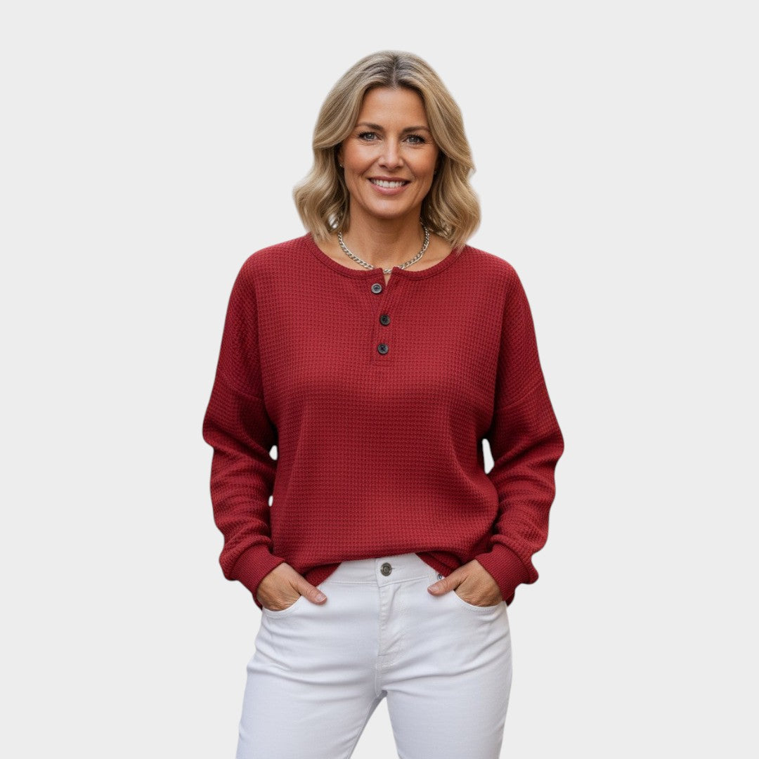 Hela™ | Suéter de Punto Waffle 