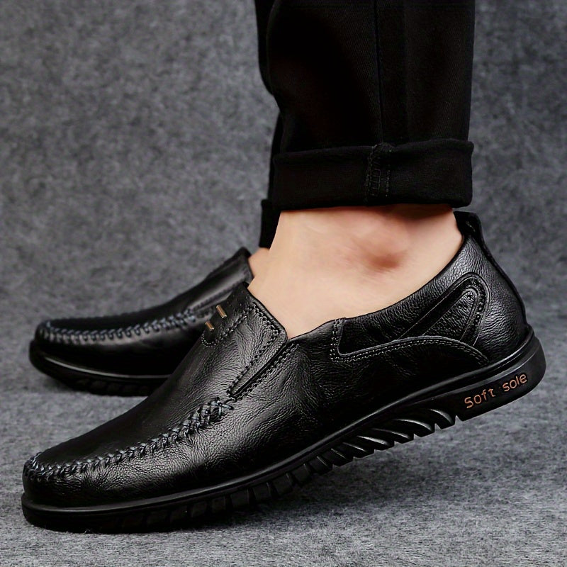 Mocasines elegantes de cuero