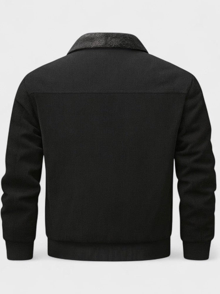 Norberto™ | Chaqueta bomber con cuello de felpa sintética