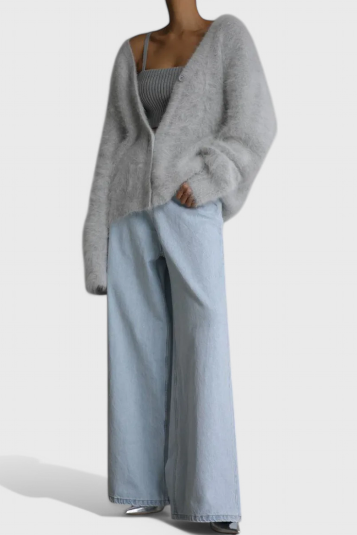 Daniela | Cárdigan de Mezcla de Cachemira Suave