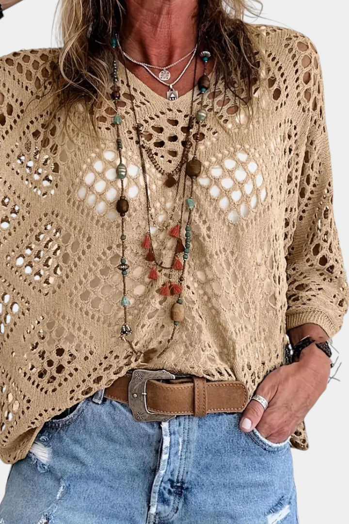 Helecho| Blusa de Encaje 