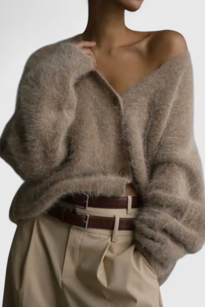 Daniela | Cárdigan de Mezcla de Cachemira Suave