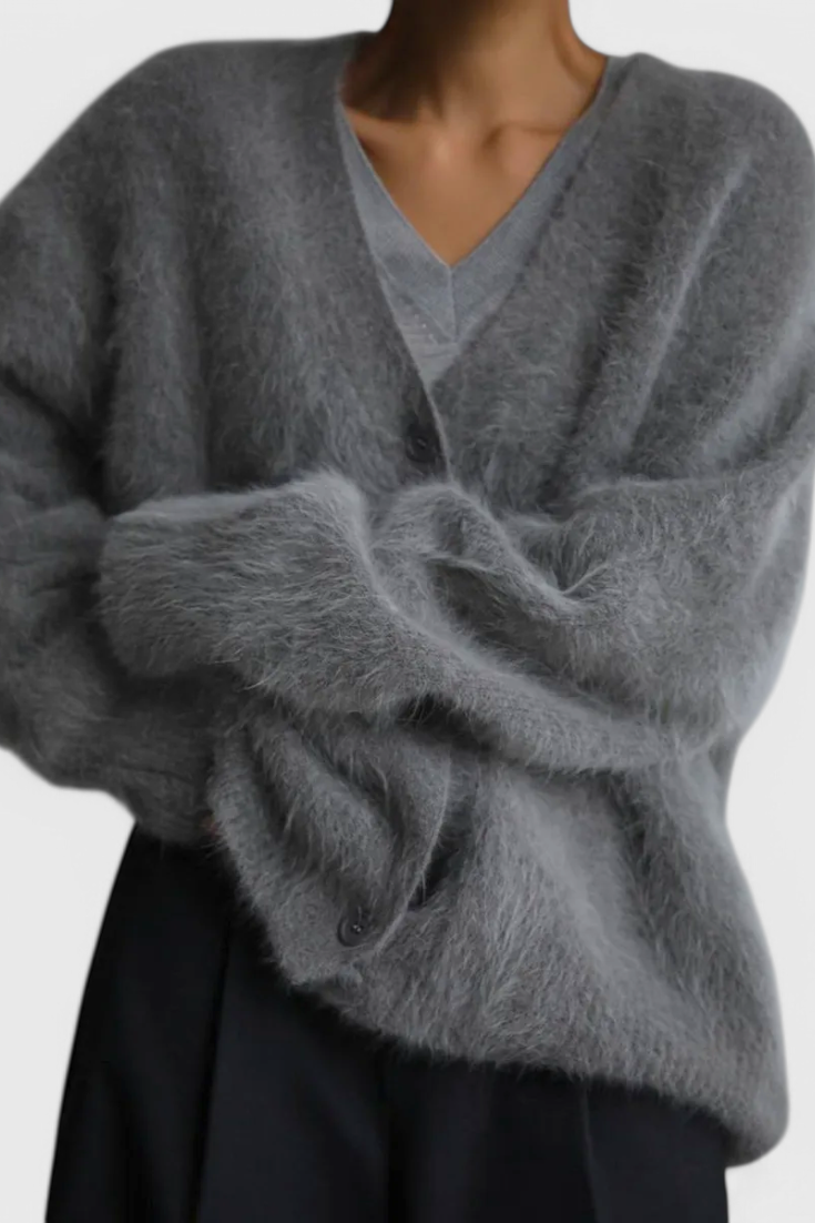 Daniela | Cárdigan de Mezcla de Cachemira Suave