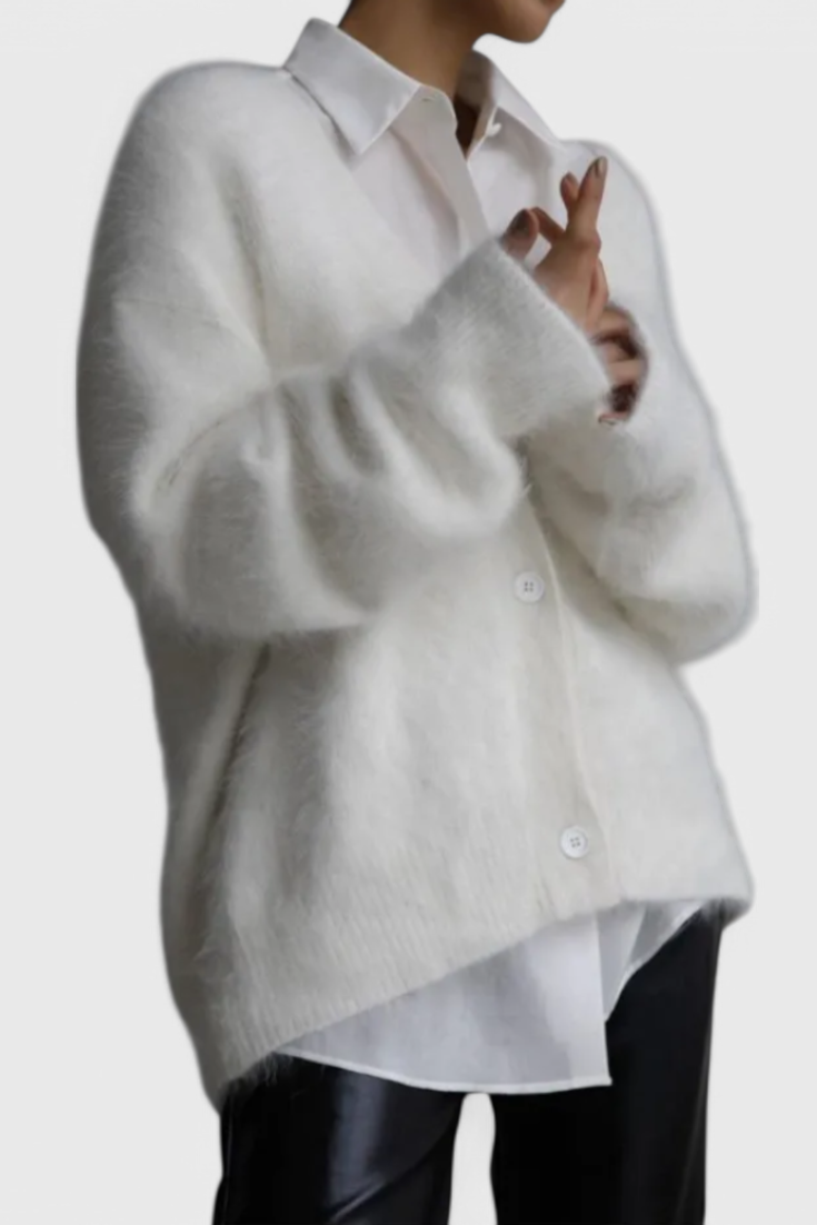 Daniela | Cárdigan de Mezcla de Cachemira Suave