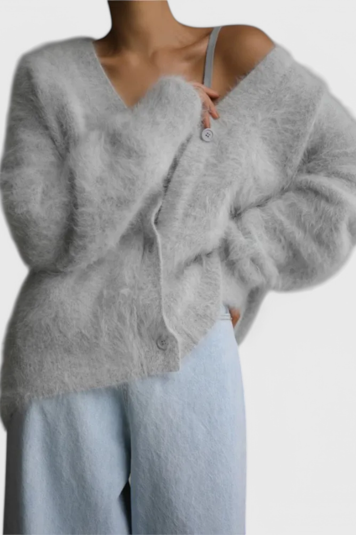 Daniela | Cárdigan de Mezcla de Cachemira Suave