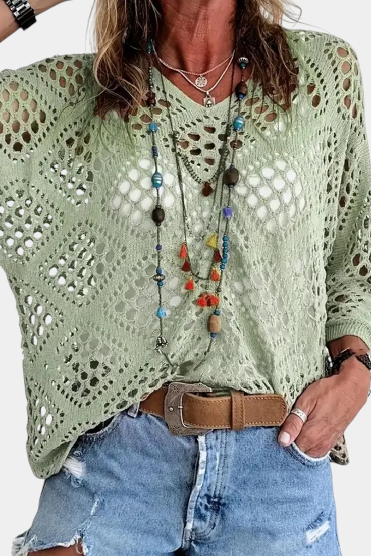 Helecho| Blusa de Encaje 