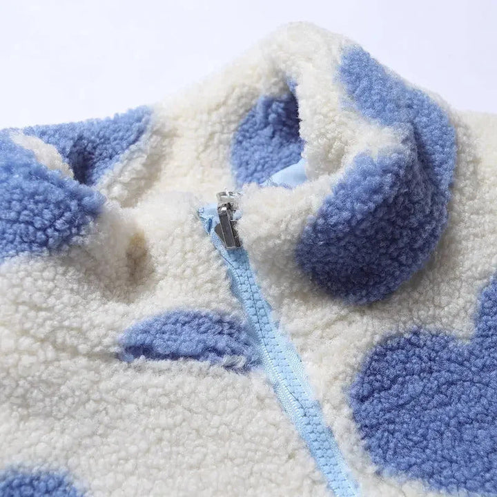 Diana™ | Chaqueta reversible con estampado de corazones y diseño cómodo