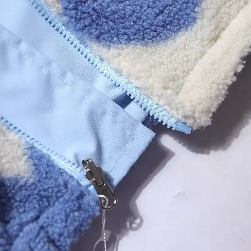 Diana™ | Chaqueta reversible con estampado de corazones y diseño cómodo