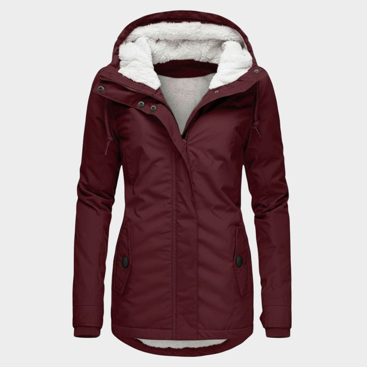 Ana™ | Chaqueta otoñal larga de felpa