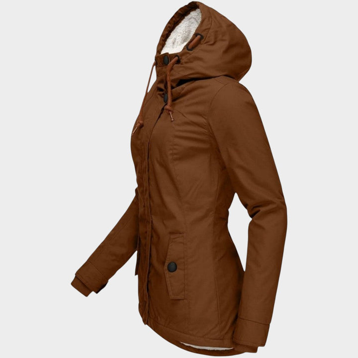 Ana™ | Chaqueta otoñal larga de felpa