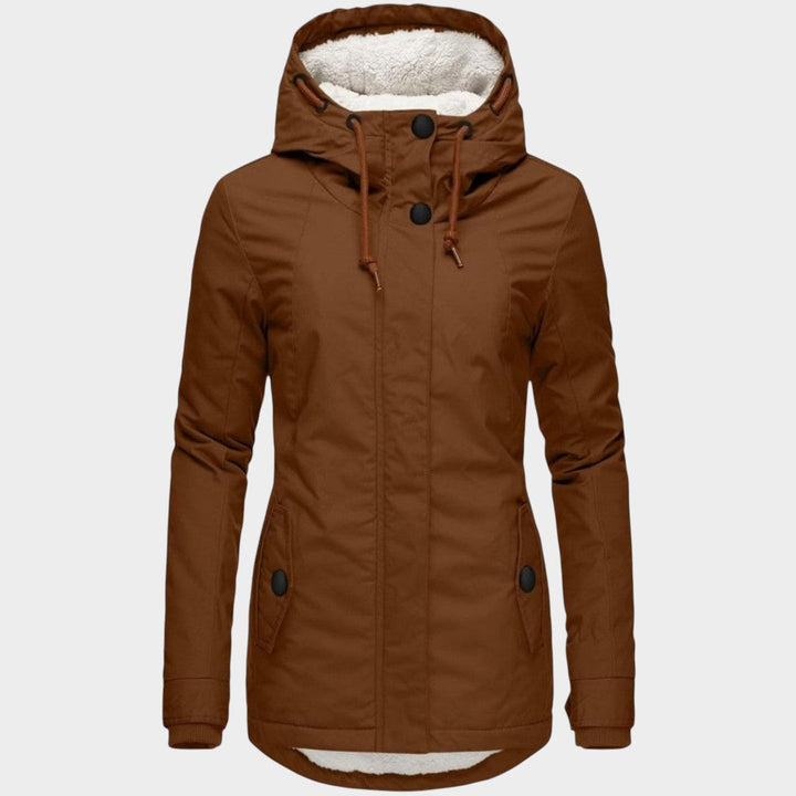 Ana™ | Chaqueta otoñal larga de felpa