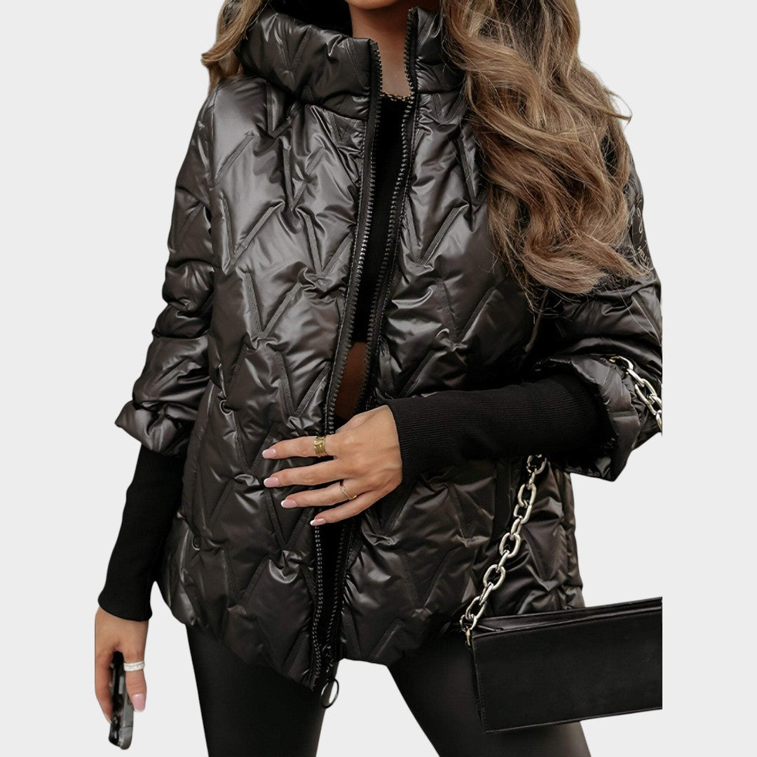 Cristina™ | Chaqueta con capucha estilo patchwork