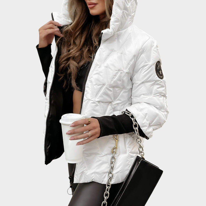 Cristina™ | Chaqueta con capucha estilo patchwork