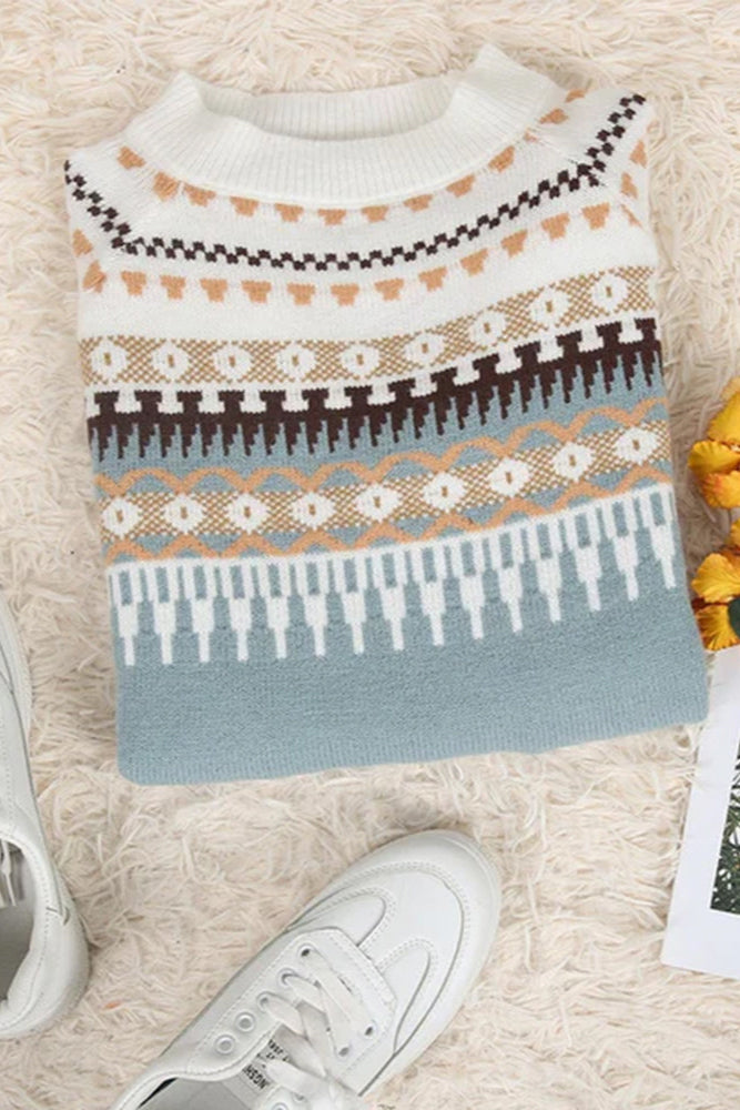 Gema | Jersey de Cuello Redondo Texturizado