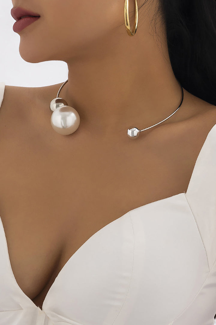 Collares de Perlas de Metal 