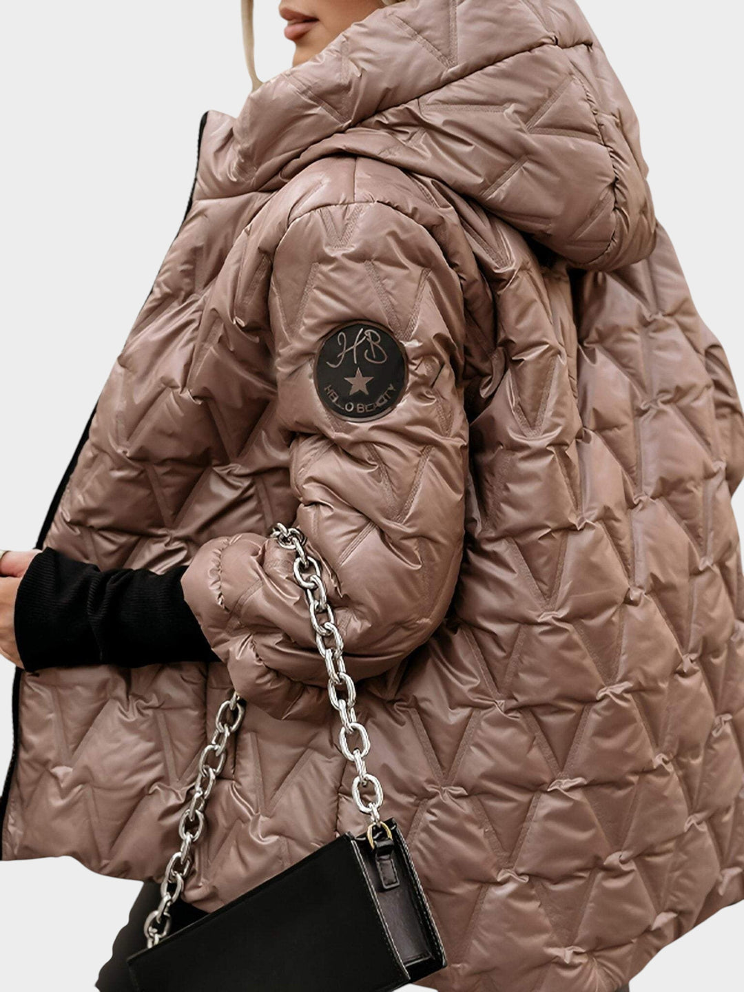 Cristina™ | Chaqueta con capucha estilo patchwork