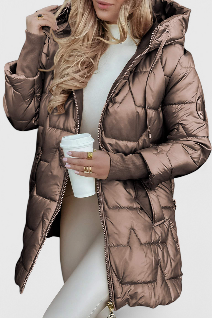 marcela | Abrigo Aislante Acogedor con Capucha