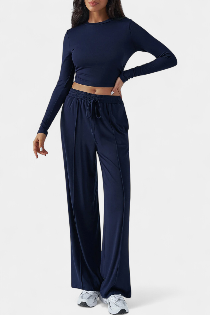 Celaena Conjunto de 2 Piezas con Escote Redondo