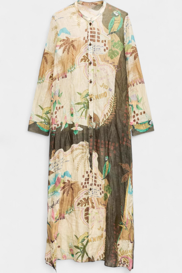 Conjunto de lino coordinado Melvina con estilo atemporal