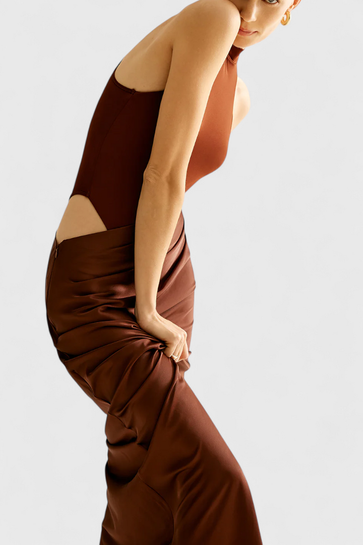 Mafalda Vestido Maxi con Estilo Tank Top y Silueta Esbelta