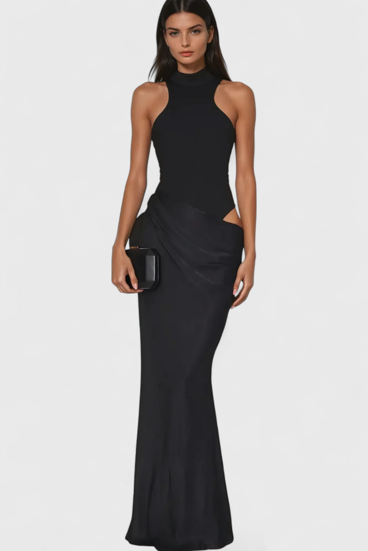 Mafalda Vestido Maxi con Estilo Tank Top y Silueta Esbelta