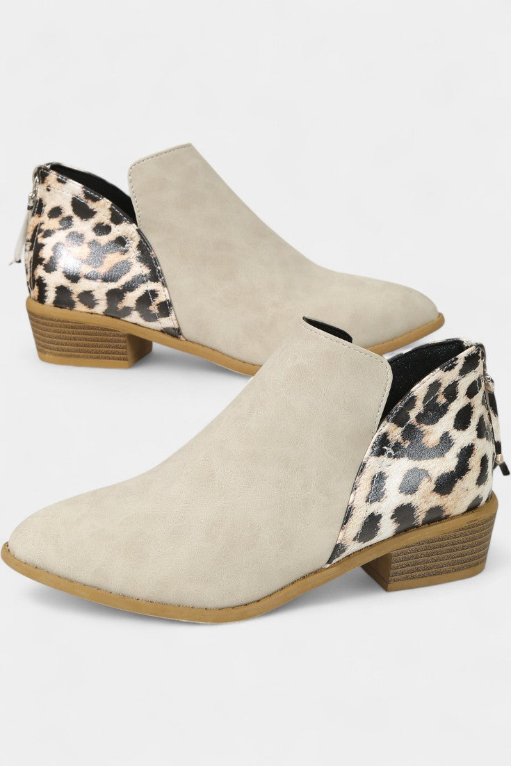 Janicee Botas Ortopédicas con Estampado de Leopardo