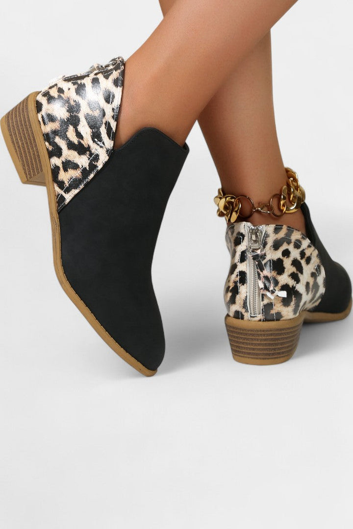 Janicee Botas Ortopédicas con Estampado de Leopardo