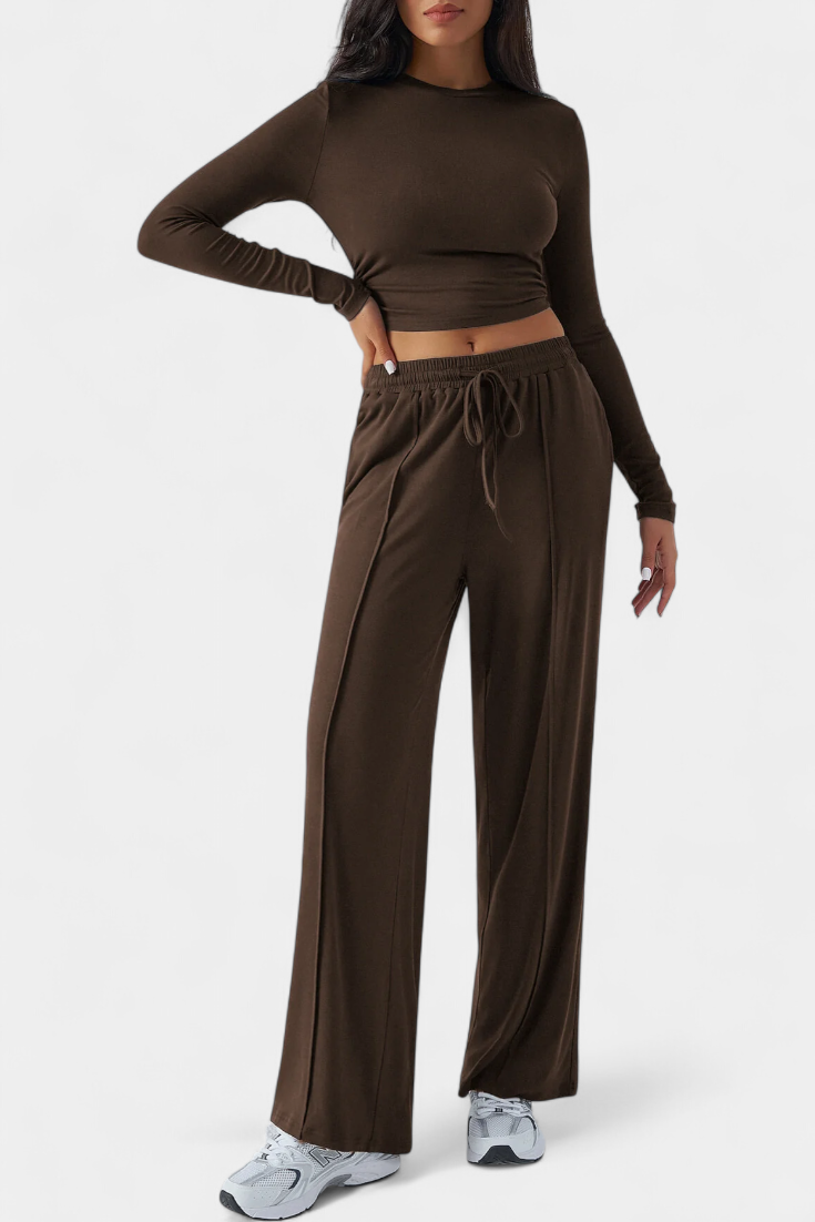 Celaena Conjunto de 2 Piezas con Escote Redondo