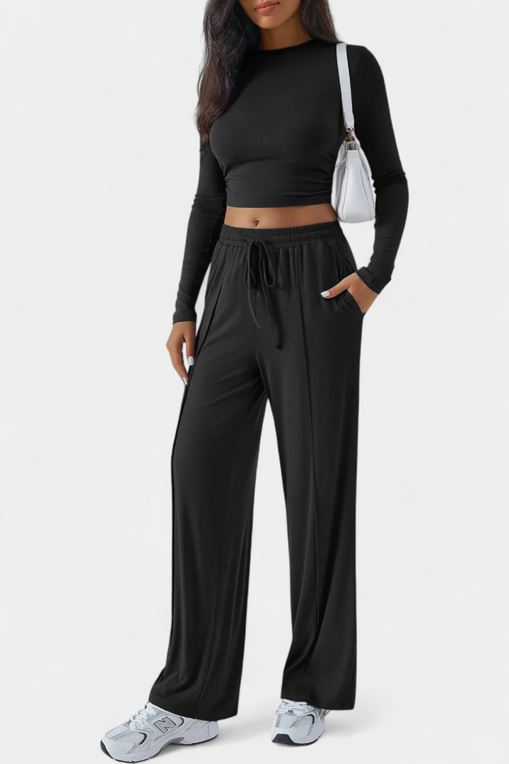 Celaena Conjunto de 2 Piezas con Escote Redondo