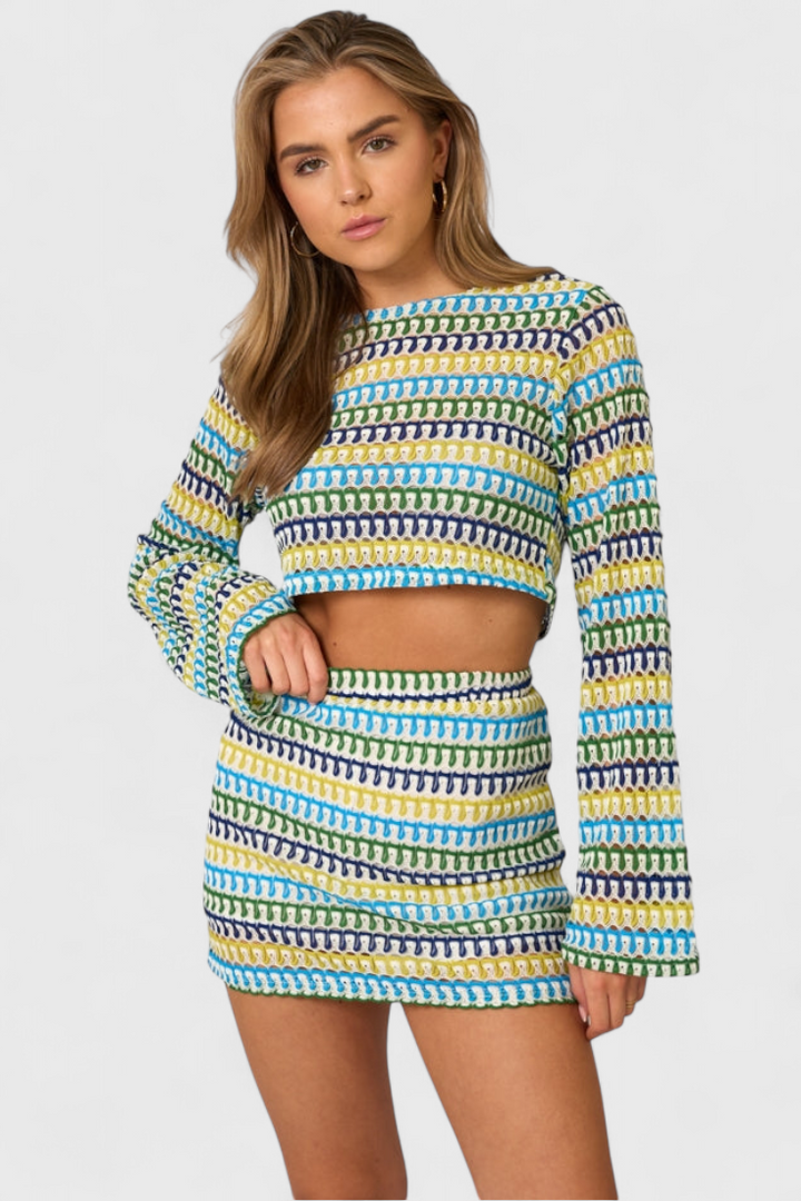 Islene Conjunto Boho de Ganchillo Ligero