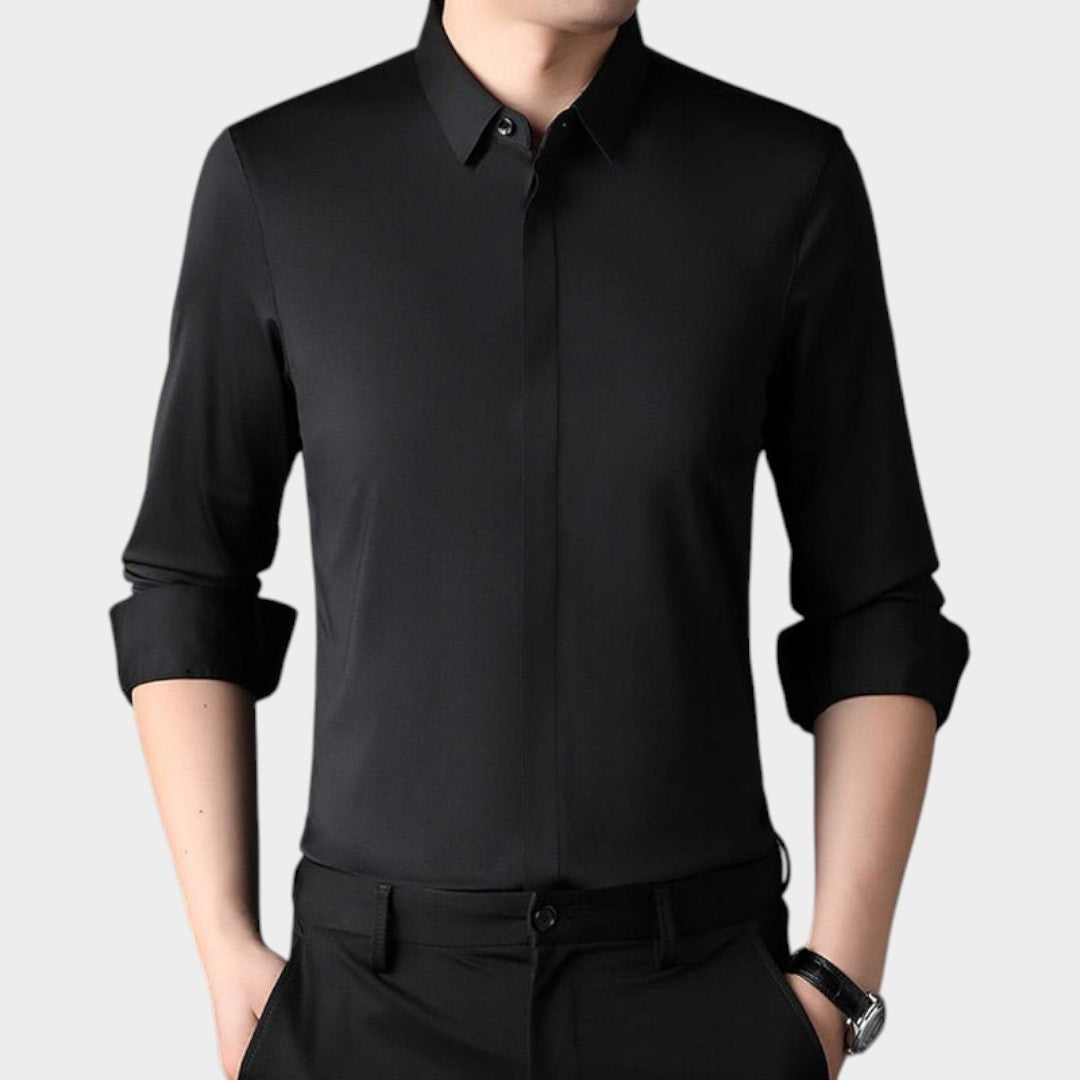 Mitchel™ | Camisa elastica sin arrugas para hombre