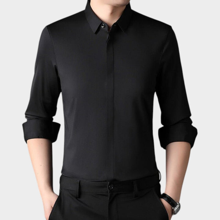 Mitchel™ | Camisa elastica sin arrugas para hombre